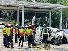 ประมวลภาพงานฝึกอบรม อบจ.ชลบุรี Heavy Rescue Training