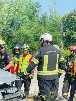 ประมวลภาพงานฝึกอบรม อบจ.ชลบุรี Heavy Rescue Training
