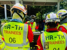 ประมวลภาพงานฝึกอบรม อบจ.ชลบุรี Heavy Rescue Training