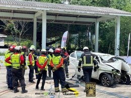 ประมวลภาพงานฝึกอบรม อบจ.ชลบุรี Heavy Rescue Training