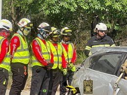 ประมวลภาพงานฝึกอบรม อบจ.ชลบุรี Heavy Rescue Training