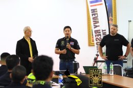 ภาพบรรยากาศงานฝึกอบรม ณ สำนักป้องกันเเละบรรเทาสาธารณภัยกรุงเทพมหานคร