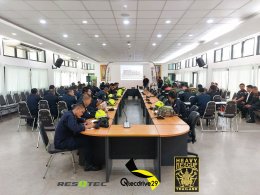 ภาพบรรยากาศงานฝึกอบรม ณ สำนักป้องกันเเละบรรเทาสาธารณภัยกรุงเทพมหานคร