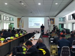 ภาพบรรยากาศงานฝึกอบรม ณ สำนักป้องกันเเละบรรเทาสาธารณภัยกรุงเทพมหานคร