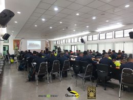 ภาพบรรยากาศงานฝึกอบรม ณ สำนักป้องกันเเละบรรเทาสาธารณภัยกรุงเทพมหานคร