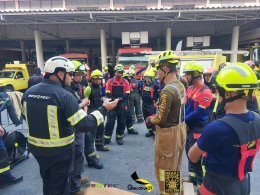 ภาพบรรยากาศงานภาคสนาม Heavy Rescue Training ณ สถานีดับเพลิงและกู้ภัยลาดยาว