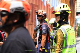 ภาพบรรยากาศงานภาคสนาม Heavy Rescue Training ณ สถานีดับเพลิงและกู้ภัยลาดยาว