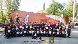 ภาพบรรยากาศงานภาคสนาม Heavy Rescue Training ณ สถานีดับเพลิงและกู้ภัยลาดยาว
