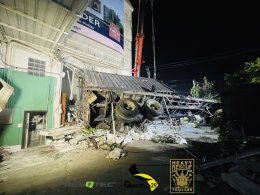 HEAVY RESCUE THAILAND ร่วมสนับสนุนอุปกรณ์กู้ภัยขนาดหนัก กับสถานีดับเพลิงและกู้ภัยลาดยาว