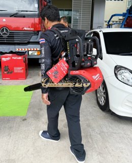 ผลงานการส่งมอบ อุปกรณ์ดับไฟป่าชนิดสะพายหลัง ระบบแบตเตอรี่