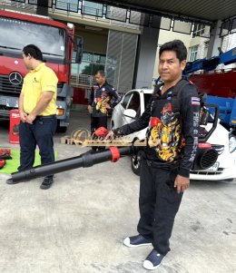 ผลงานการส่งมอบ อุปกรณ์ดับไฟป่าชนิดสะพายหลัง ระบบแบตเตอรี่