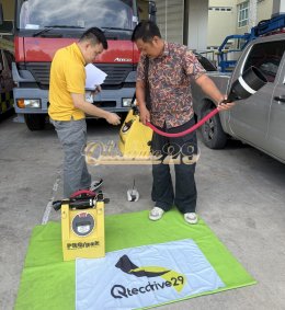 ผลงานการส่งมอบ ชุดผสมโฟมแบบถังเก็บในตัวชนิดเคลื่อนที่พร้อมหัวฉีด