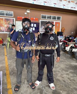 ผลงานการส่งมอบ QTECDRIVE29 ชุดเครื่องช่วยหายใจแบบสะพายหลัง (SCBA)