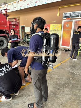 ผลงานการส่งมอบ QTECDRIVE29 ชุดเครื่องช่วยหายใจแบบสะพายหลัง (SCBA)