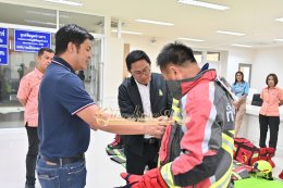 ผลงานการส่งมอบ ชุดดับเพลิงภายในอาคารครบชุด (Fire Suit Set)  มาตรฐาน EN