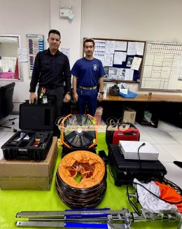 ผลงานการส่งมอบ  QTECDRIVE29 ภารกิจด้านสาธารณภัย สำหรับการป้องกันและระงับอัคคีภัย