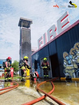 ‍บรรยากาศฝึกซ้อมดับเพลิง Texport Action Day Thailand 