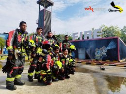 ‍บรรยากาศฝึกซ้อมดับเพลิง Texport Action Day Thailand 