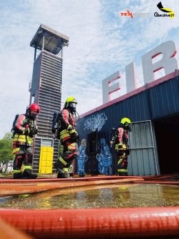 ‍บรรยากาศฝึกซ้อมดับเพลิง Texport Action Day Thailand 