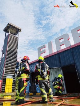 ‍บรรยากาศฝึกซ้อมดับเพลิง Texport Action Day Thailand 