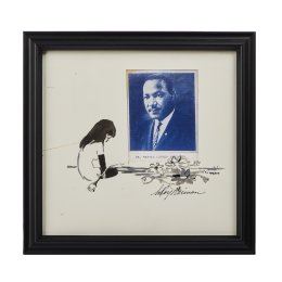 LeRoy_Neiman_late_Martin_Luther_King_Jr Julien's Auctions exhibition Icons : Playboy, Hugh Hefner, And Marilyn Monroe