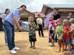 นยปส.13 ลุยกิจกรรมเพื่อน้องศูนย์การเรียน ตชด. บ้านห้วยกุ๊ก จังหวัดเชียงราย