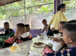 นยปส.13 ลุยกิจกรรมเพื่อน้องศูนย์การเรียน ตชด. บ้านห้วยกุ๊ก จังหวัดเชียงราย