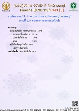 "นนทบุรี" น่ากังวลมากไหม ???