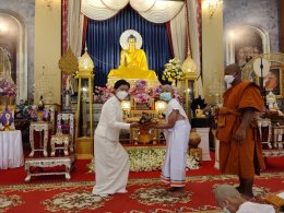 มูลนิธิต่อต้านการทุจริต จัดบรรพชาสามเณรช่อสะอาด ณ วัดสุวรรณภูมิพุทธชยันตี จังหวัดสมุทรปราการ