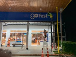 Esso Go fast สถานีบริการน้ำมันเอสโซ่ หลักจันทร์ จังหวัดจันทบุรี