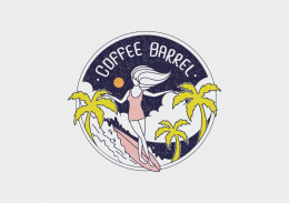 "Coffee Barrel" Logo Design