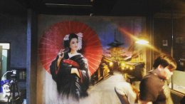 "Sushi Mania" Graffiti Painting