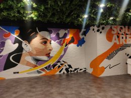 "Novotel Siam Square" Wall Painting