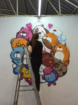 "Barom 77 Pet Shop" Wall Painting