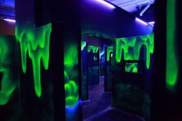 "Lazer Strike" Glow in the dark graffiti project
