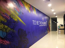 "137 Pillars Suites & Residences" Wall Painting