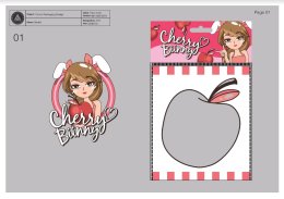 "Cherry Bunny" CI & Packaging Design