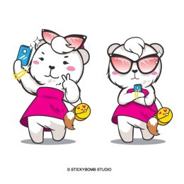 "Panda Night Market" CI & Mascot Design