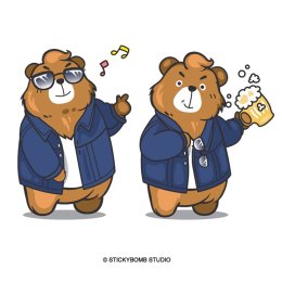 "Panda Night Market" CI & Mascot Design