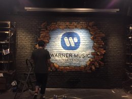 "Warner Music" Office Painting