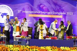 การประชุม 21st International Leprosy Congress 2022 ระหว่างวันที่ 8-11 พฤศจิกายน 2565 ณ กรุงไฮเดอราบัด ประเทศสาธารณรัฐอินเดีย