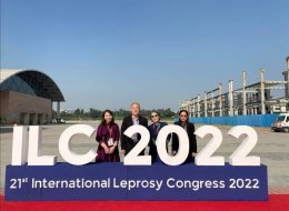 การประชุม 21st International Leprosy Congress 2022 ระหว่างวันที่ 8-11 พฤศจิกายน 2565 ณ กรุงไฮเดอราบัด ประเทศสาธารณรัฐอินเดีย