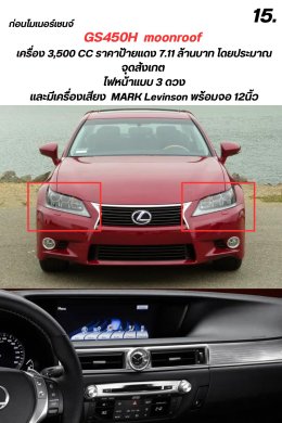 รุ่นย่อย GS ปี 2012-ปัจจุบัน มีกี่รุ่นย่อย