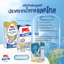 นมไทย-เดนมาร์ค แลคโตสฟรี (Lactose Free) ตอนนี้มีกี่รุ่น