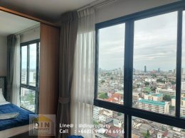 SELL_Ideo Sathorn Thapra, Studio,1 bath, 21 sq.m., BTS Photi Nimit_High floor, Fully furnished 