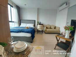 SELL_Ideo Sathorn Thapra, Studio,1 bath, 21 sq.m., BTS Photi Nimit_High floor, Fully furnished 