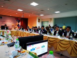 ประชุมร่วมกับรัฐมนตรีว่าการกระทรวงการอุดมศึกษา วิทยาศาสตร์ วิจัยและนวัตกรรม (ดร.สุวิทย์ เมษินทรีย์) 