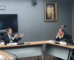 ร่วมนำเสนอโครงการเพื่อเป็นแนวทางพัฒนาจังหวัดฉะเชิงเทรา รองรับโครงการเขตพัฒนาพิเศษภาคตะวันออก พื้นที่จังหวัดฉะเชิงเทรา