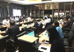 ประชุมเพื่อเตรียมข้อเสนอการประชุมระหว่างนายกรัฐมนตรีกับผู้ว่าราชการจังหวัดฉะเชิงเทรา ผู้แทนเอกชน และผู้บริหารท้องถิ่น เพื่อขับเคลื่อนการพัฒนากลุ่มจังหวัดภาคตะวันออก 1