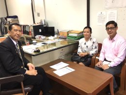 ให้ข้อหารือเรื่องตำแหน่งการว่างงานของสถานประกอบการในจังหวัดฉะเชิงเทรากับผู้แทนจากสำนักงานจังหวัดฉะเชิงเทรา 